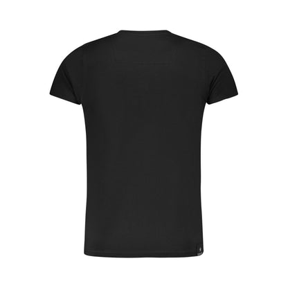 T-Shirt by Accademia Militare for men in cotton black & print features a plush silhouette, showcasing a sophisticated crew neckline and for a truly plush finish.