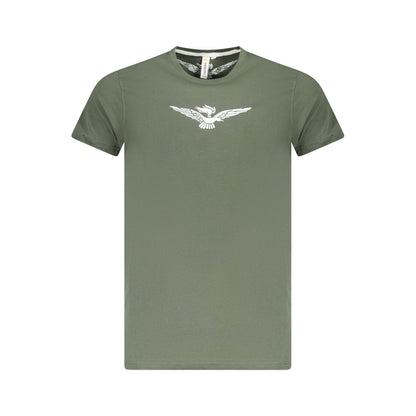 T-Shirt by Accademia Militare for men in cotton green features an on trend silhouette, perfectly showcasing a on trend short-sleeve and crew neckline for an elevated aesthetic.