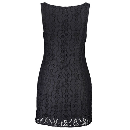 Dress by Desigual for women in polyester black features an cute silhouette, detailed with a and that elegantly flows into a cute .