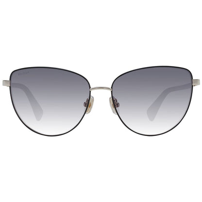 Max Mara Butterfly Gradient Medium-Tint Metal Sunglasses - Gold