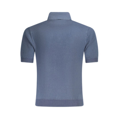 Sweater by Guess Jeans for men in cotton blue showcases an masterful silhouette, artfully detailed with a masterful and for a sophisticated, premium finish.