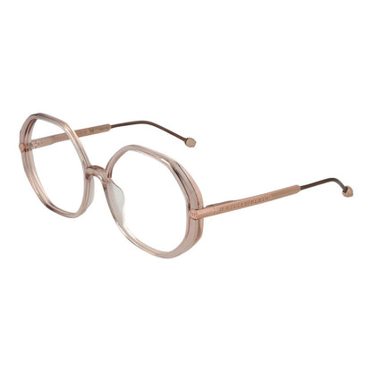 Eyeglasses Frames by Philipp Plein for women in and pink showcases a refined silhouette, detailed with a rose coloured frame finish and a sophisticated full-frame frame design.