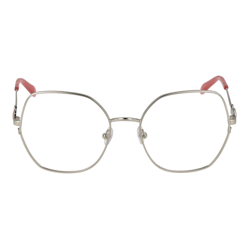 Eyeglasses Frames by Emilio Pucci for women in gray features an refined silhouette, showcasing a sophisticated gray coloured frame and refined full-frame frame design for a refined look.