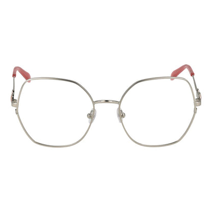Eyeglasses Frames by Emilio Pucci for women in gray features an refined silhouette, showcasing a sophisticated gray coloured frame and refined full-frame frame design for a refined look.