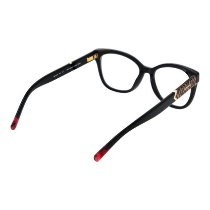 Eyeglasses Frames by Missoni for women in and black showcases an refined full-frame frame design featuring a sophisticated black coloured frame for an refined and refined aesthetic.