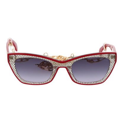 Guess Cat-Eye Gradient Dark-Tint Plastic Sunglasses - Red