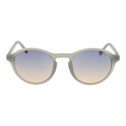 Guess Round Gradient Medium-Tint Plastic Sunglasses - Grey
