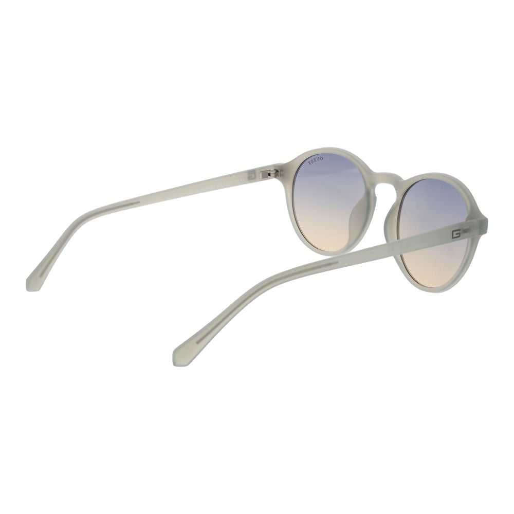 Guess Round Gradient Medium-Tint Plastic Sunglasses - Grey