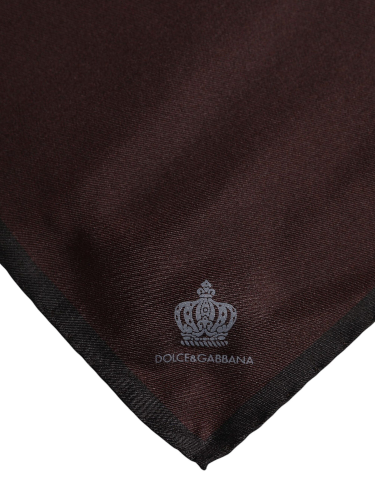 Dolce & Gabbana Silk Foulard Square Scarf - Brown