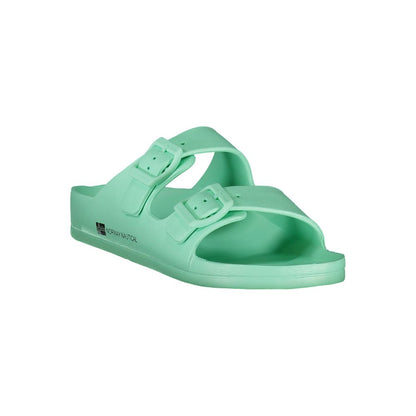 Sandals by Norway 1963 for women in plastic green, signature & print features an architectural design from the Women's Plastic Sandals collection, defined by a architectural and for a architectural finish.