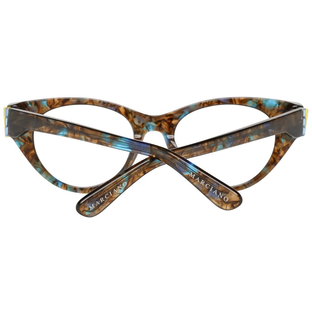 Eyeglasses Frames by Marciano by Guess for women in brown features an refined silhouette, showcasing the refined brown coloured frame and sophisticated full-frame frame design.