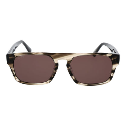 Sunglasses by Web for unisex in acetate and gray featuring an opulent rectangle full-rim frame design with a sophisticated gray coloured frame finish and high-performance non-polarized category-3-dark-tint lens.