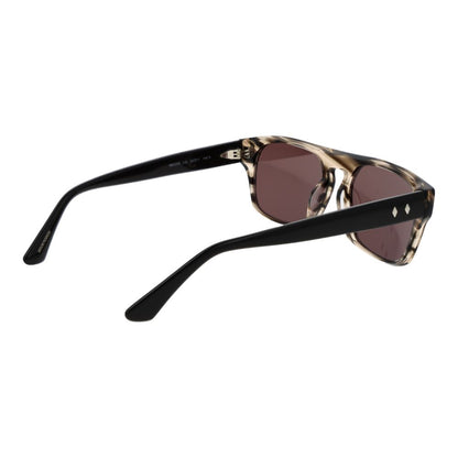 Sunglasses by Web for unisex in acetate gray features an ethereal rectangle full-rim frame design with gray coloured frame frames and non-polarized category-3-dark-tint lens for a ethereal finish.