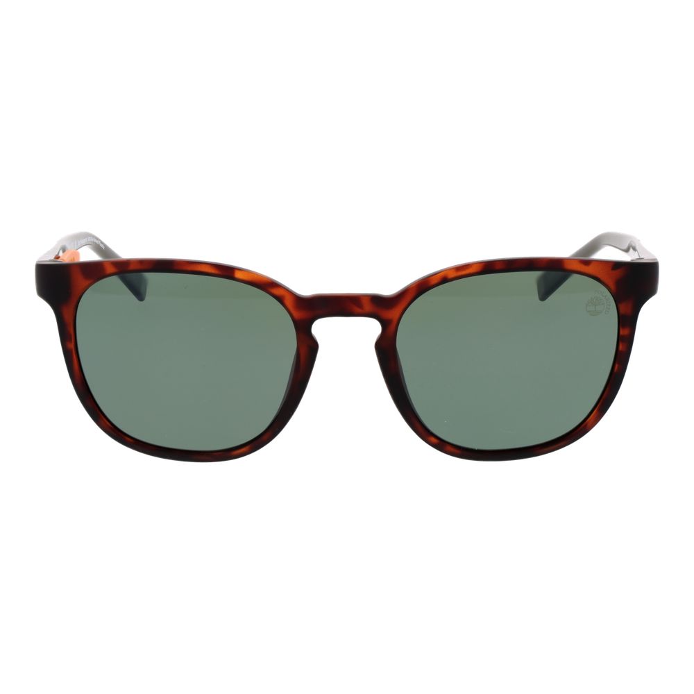 Timberland Round Polarized Dark-Tint Stainless Steel Sunglasses - Brown
