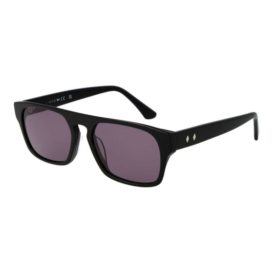 Sunglasses by Web for unisex in acetate black features a sumptuous silhouette, showcasing a sumptuous rectangle full-rim frame design in black coloured frame with high-performance non-polarized category-3-dark-tint lens.