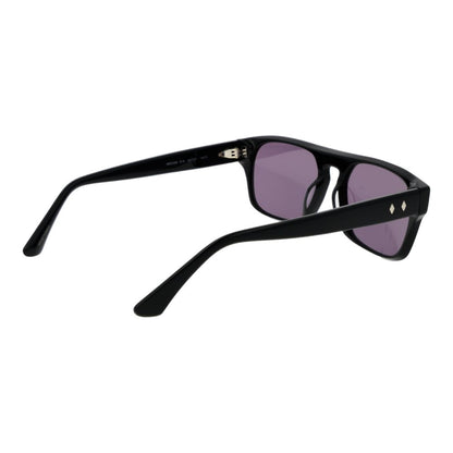 Sunglasses by Web for unisex in acetate black features a sumptuous silhouette, showcasing a sumptuous rectangle full-rim frame design in black coloured frame with high-performance non-polarized category-3-dark-tint lens.