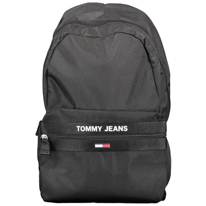 Backpack by Tommy Hilfiger for men in polyester black & print features a stately Polyester Backpack design, showcasing a secure , ample external-pockets & internal-pockets, and versatile handle, backpack-strap & adjustable-strap for a stately finish.