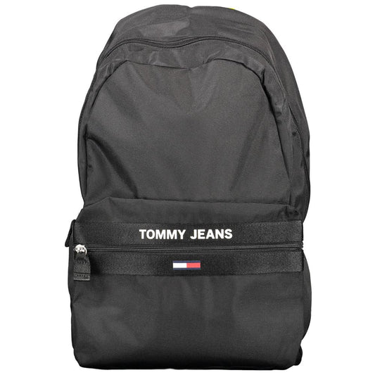 Backpack by Tommy Hilfiger for men in polyester black & print features a stately Polyester Backpack design, showcasing a secure , ample external-pockets & internal-pockets, and versatile handle, backpack-strap & adjustable-strap for a stately finish.