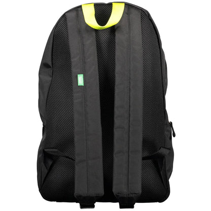 Backpack by Tommy Hilfiger for men in polyester black & print showcases a stately Polyester Backpack design, featuring a secure with stately external-pockets & internal-pockets and versatile handle, backpack-strap & adjustable-strap.
