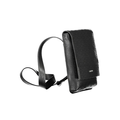 Shoulder Bag by Calvin Klein for men in polyester black features a effortless chic silhouette with a secure snap, ample internal-pockets, and versatile shoulder-strap & adjustable-strap for a effortless chic finish.