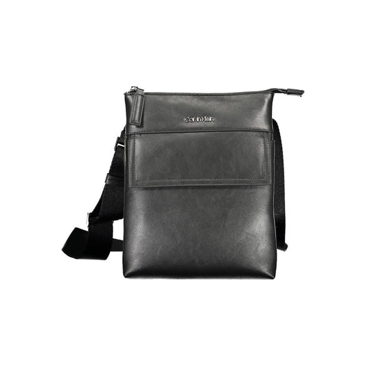 Shoulder Bag by Calvin Klein for men in polyester black features a effortless sophistication silhouette, secured by a zipper with ample external-pockets & internal-pockets and versatile shoulder-strap & adjustable-strap for a effortless sophistication finish.