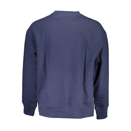 Tommy Hilfiger Men's Round Neck Cotton Polyester Sweatshirt Sweater - Blue