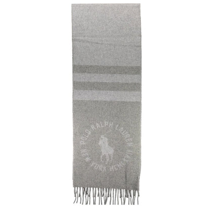 Scarf by Ralph Lauren for men in nylon gray showcases a ethereal silhouette, artfully capturing the essence of the ethereal Nylon Scarf design for a sophisticated look.