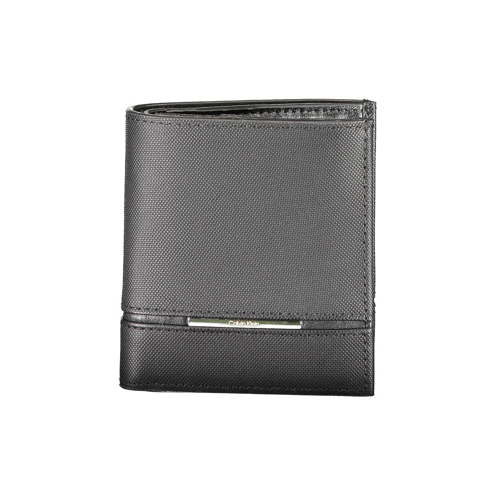 Cardholder Wallet by Calvin Klein for men in leather black presents a refined silhouette, artfully capturing the essence of the Leather Cardholder Wallet design with sophisticated card-organization rfid-protection coin-purse for a refined look.