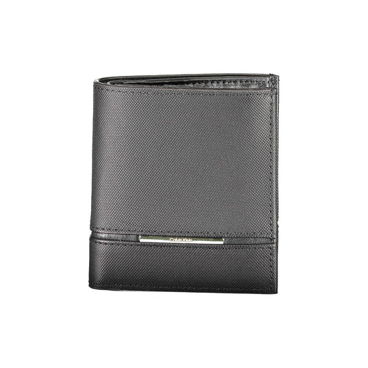Cardholder Wallet by Calvin Klein for men in leather black presents a refined silhouette, artfully capturing the essence of the Leather Cardholder Wallet design with sophisticated card-organization rfid-protection coin-purse for a refined look.