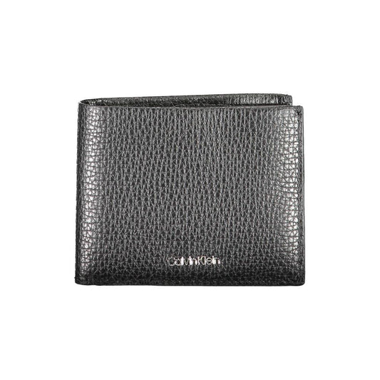 Cardholder Wallet by Calvin Klein for men in leather black presents a refined silhouette, artfully capturing the essence of the Leather Cardholder Wallet design with sophisticated card-organization rfid-protection for a refined look.