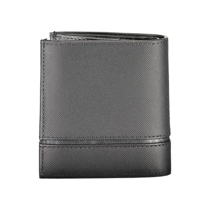Cardholder Wallet by Calvin Klein for men in leather black presents a streamlined silhouette, showcasing the sophisticated design of the Leather Cardholder Wallet collection with functional card-organization rfid-protection coin-purse.