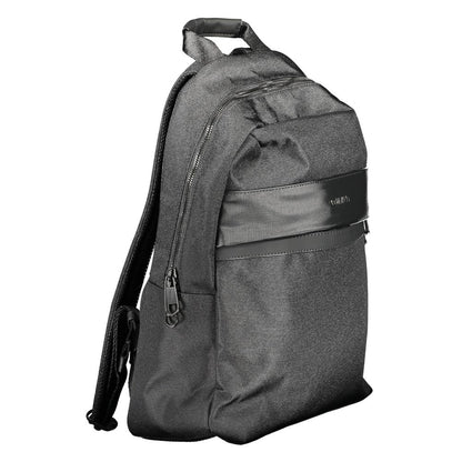 Backpack by Calvin Klein for men in polyester black showcases a stately Polyester Backpack design, featuring a secure zipper with stately external-pockets and versatile handle, backpack-strap & adjustable-strap.