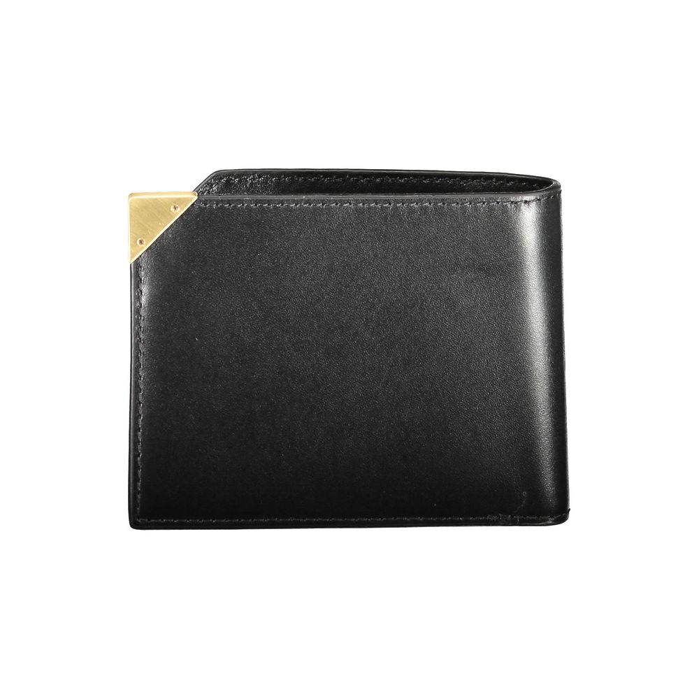 Wallet by Calvin Klein for men in leather black presents a streamlined silhouette, showcasing the sophisticated design of the Leather Wallet collection with functional rfid-protection.