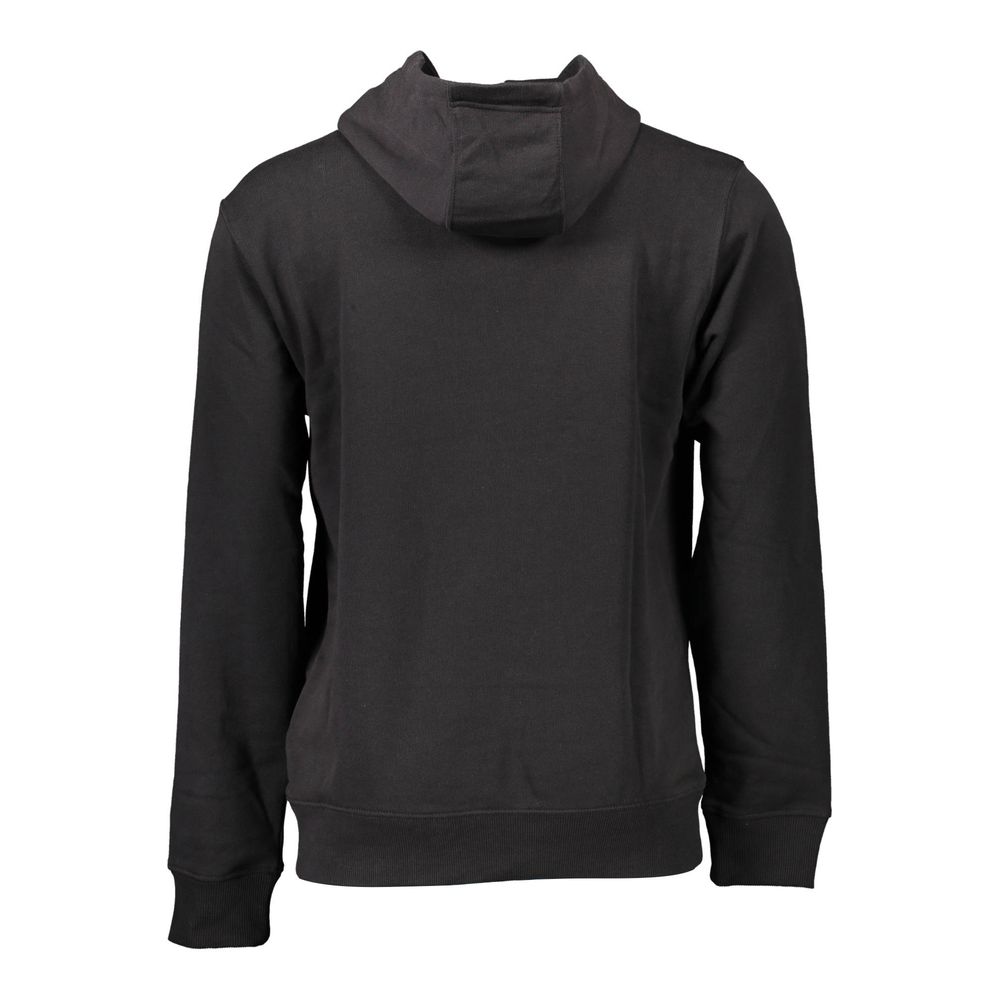 Tommy Hilfiger Men's Cotton Hooded Sweatshirt - Black White