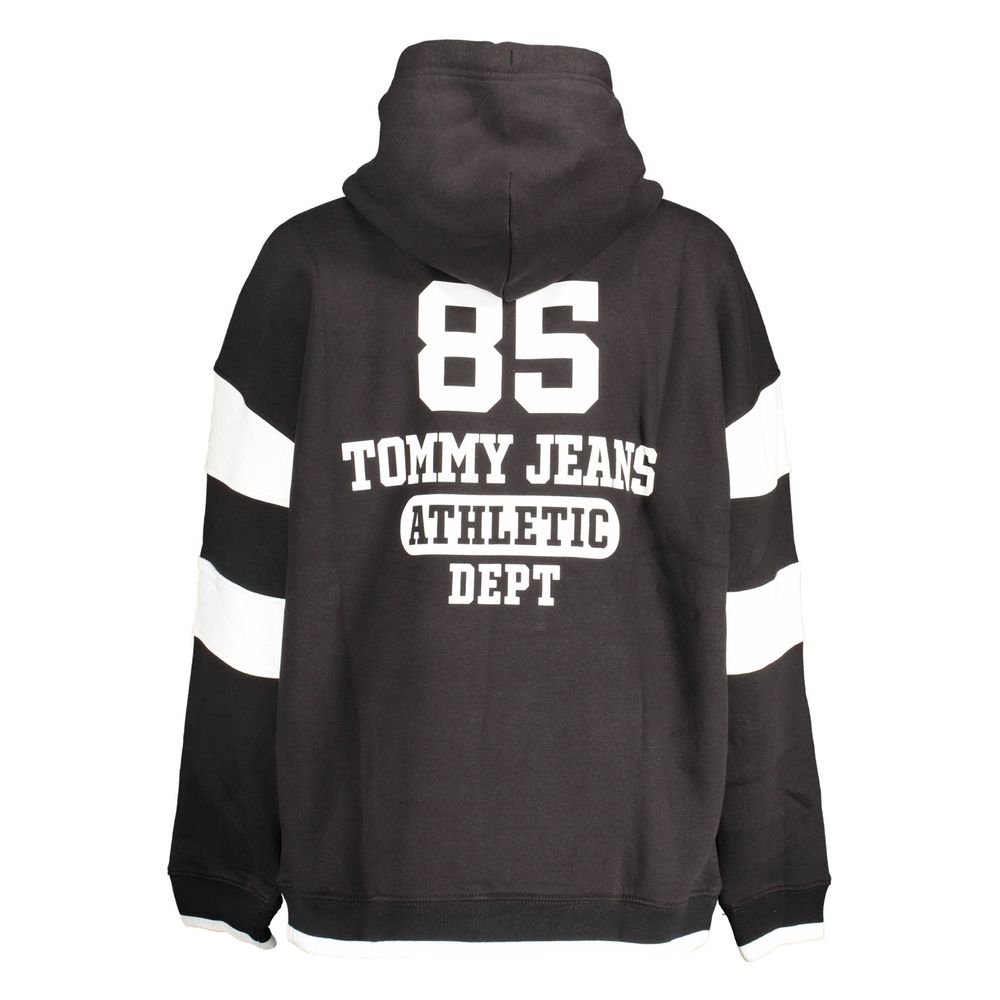 Hooded Sweatshirt Sweater by Tommy Hilfiger for women in cotton black features an polished silhouette, showcasing refined and a sophisticated hooded neckline for a truly polished finish.