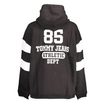 Hooded Sweatshirt Sweater by Tommy Hilfiger for women in cotton black features an polished silhouette, showcasing refined and a sophisticated hooded neckline for a truly polished finish.