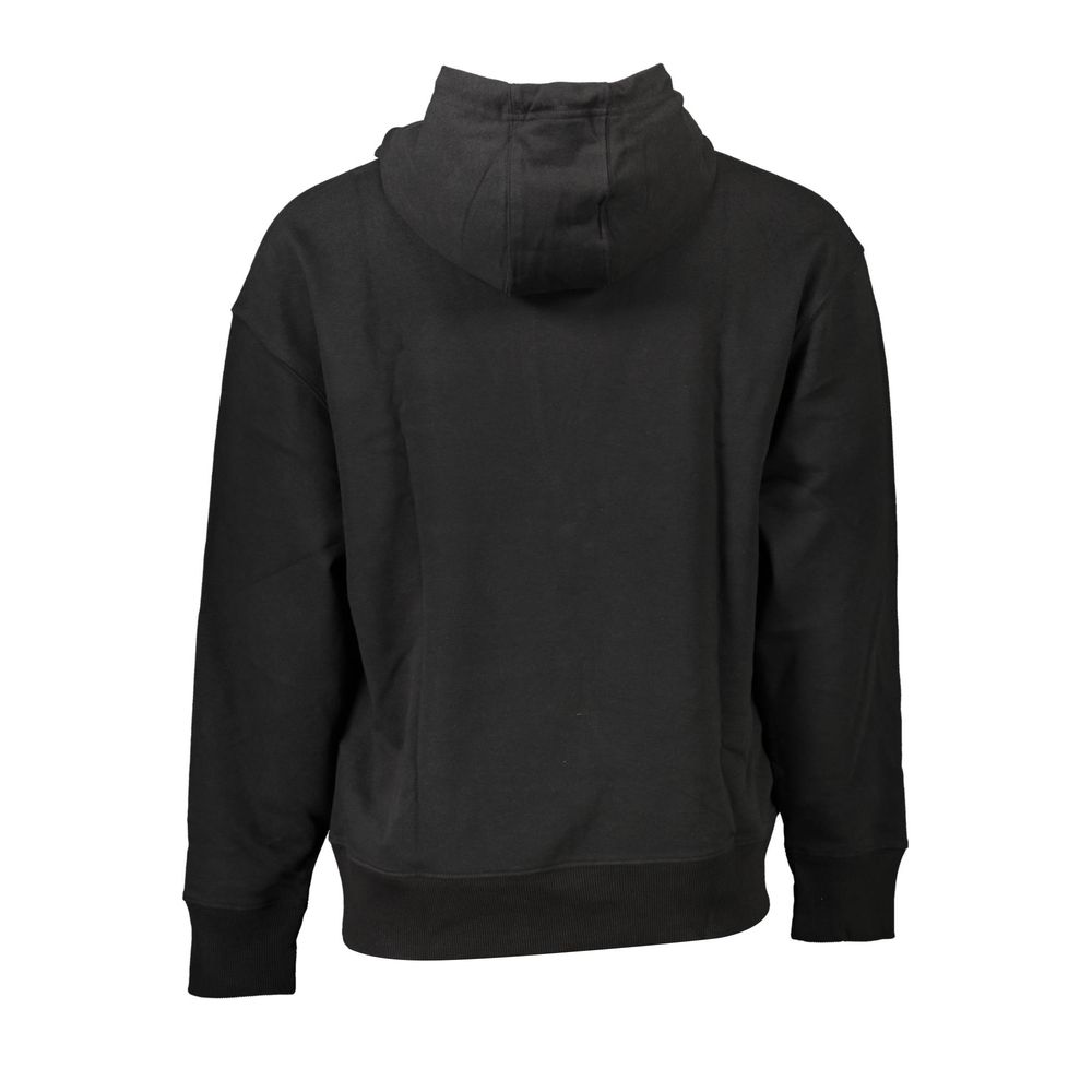 Hooded Sweatshirt Sweater by Tommy Hilfiger for men in cotton black features an tactile silhouette, showcasing a sophisticated and tactile for a refined finish.