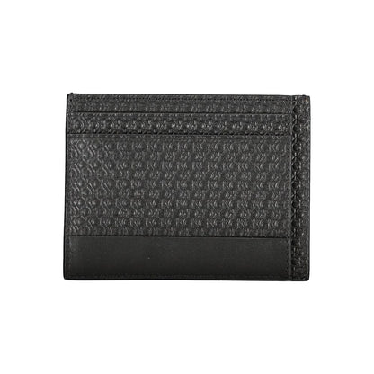 Cardholder Wallet by Calvin Klein for men in leather black presents a architectural silhouette from the Leather Cardholder Wallet collection, showcasing architectural card-organization for a architectural finish.