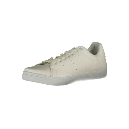 Sneakers by Norway 1963 for men in polyester white & print presents a sumptuous silhouette as Men's Fashion Polyester Sneakers, expertly defined by a sumptuous fashion style for a sumptuous, high-fashion look.