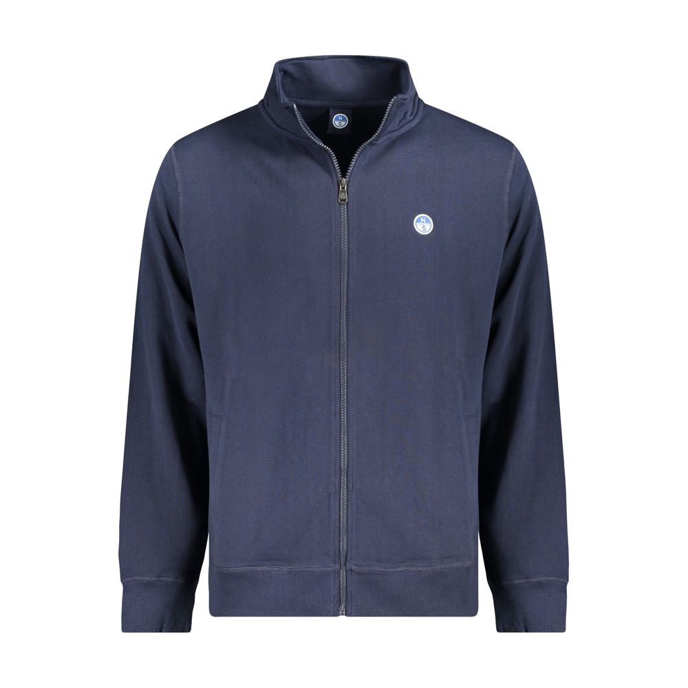 Sweatshirt by North Sails for men in cotton blue features an provocated silhouette, detailed with a provocated long-sleeve and a refined for a sophisticated aesthetic.