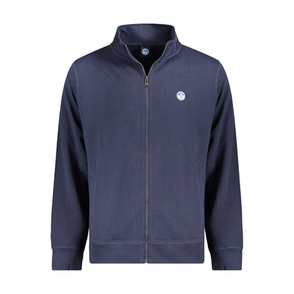 Sweatshirt by North Sails for men in cotton blue features an provocated silhouette, detailed with a provocated long-sleeve and a refined for a sophisticated aesthetic.