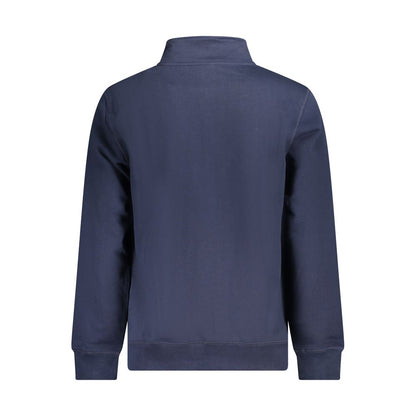 Sweatshirt by North Sails for men in cotton blue showcases a slouchy chic silhouette, artfully detailed with a slouchy chic and for a slouchy chic finish.