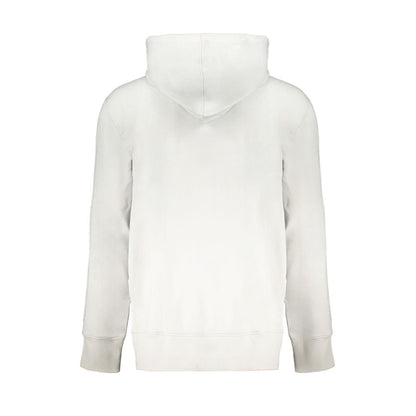 Hooded Sweatshirt Hoodie by Calvin Klein for men in cotton gray & print features an luminous silhouette, showcasing a sophisticated and for a truly luminous look.