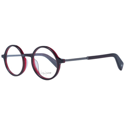 Eyeglasses Frames by Yohji Yamamoto for unisex in and red showcases an refined full-frame frame design featuring a sophisticated red coloured frame for an refined and refined aesthetic.