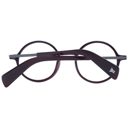 Eyeglasses Frames by Yohji Yamamoto for unisex in and red showcases a refined silhouette, detailed with a red coloured frame finish and a sophisticated full-frame frame design.