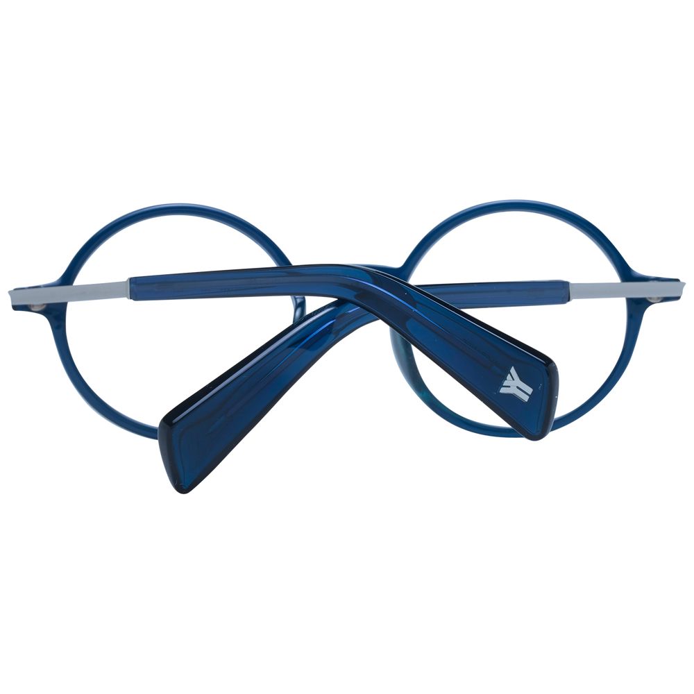 Eyeglasses Frames by Yohji Yamamoto for unisex in blue showcases a refined full-frame frame design with a refined blue coloured frame finish for a refined and sophisticated look.