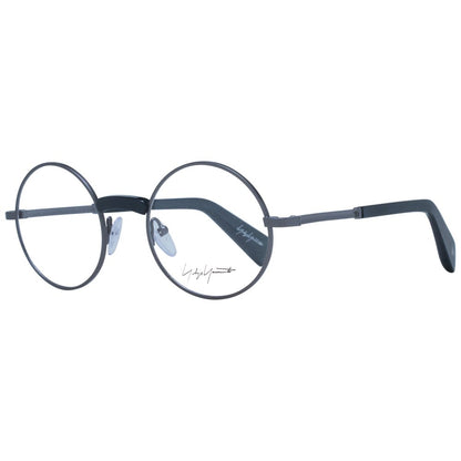Eyeglasses Frames by Yohji Yamamoto for unisex in monel gray features an refined silhouette, showcasing the refined gray coloured frame and sophisticated full-frame frame design.