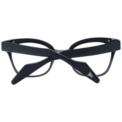 Eyeglasses Frames by Yohji Yamamoto for unisex in acetate black showcases a refined full-frame frame design with a refined black coloured frame finish for a refined and sophisticated look.