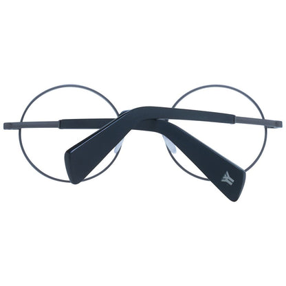 Eyeglasses Frames by Yohji Yamamoto for unisex in monel and gray showcases an refined full-frame frame design featuring a sophisticated gray coloured frame for an refined and refined aesthetic.