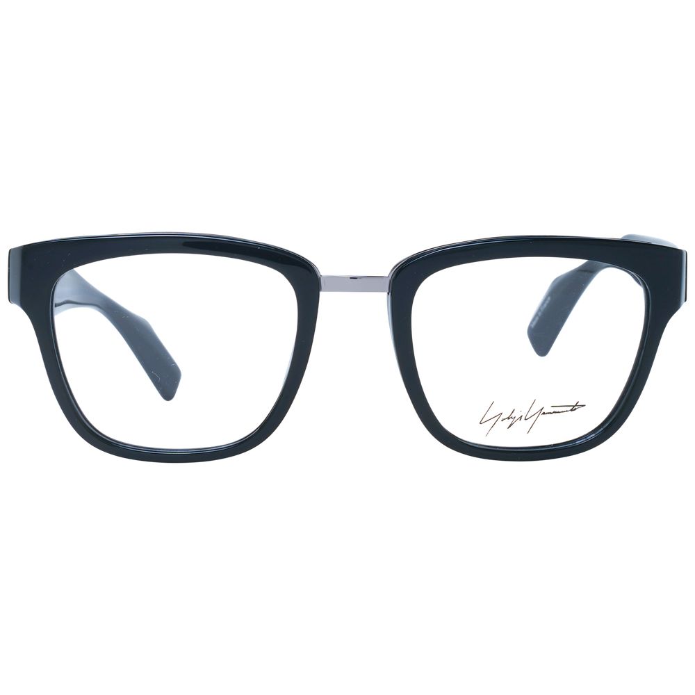 Eyeglasses Frames by Yohji Yamamoto for unisex in black features an refined silhouette, showcasing the refined black coloured frame and sophisticated full-frame frame design.